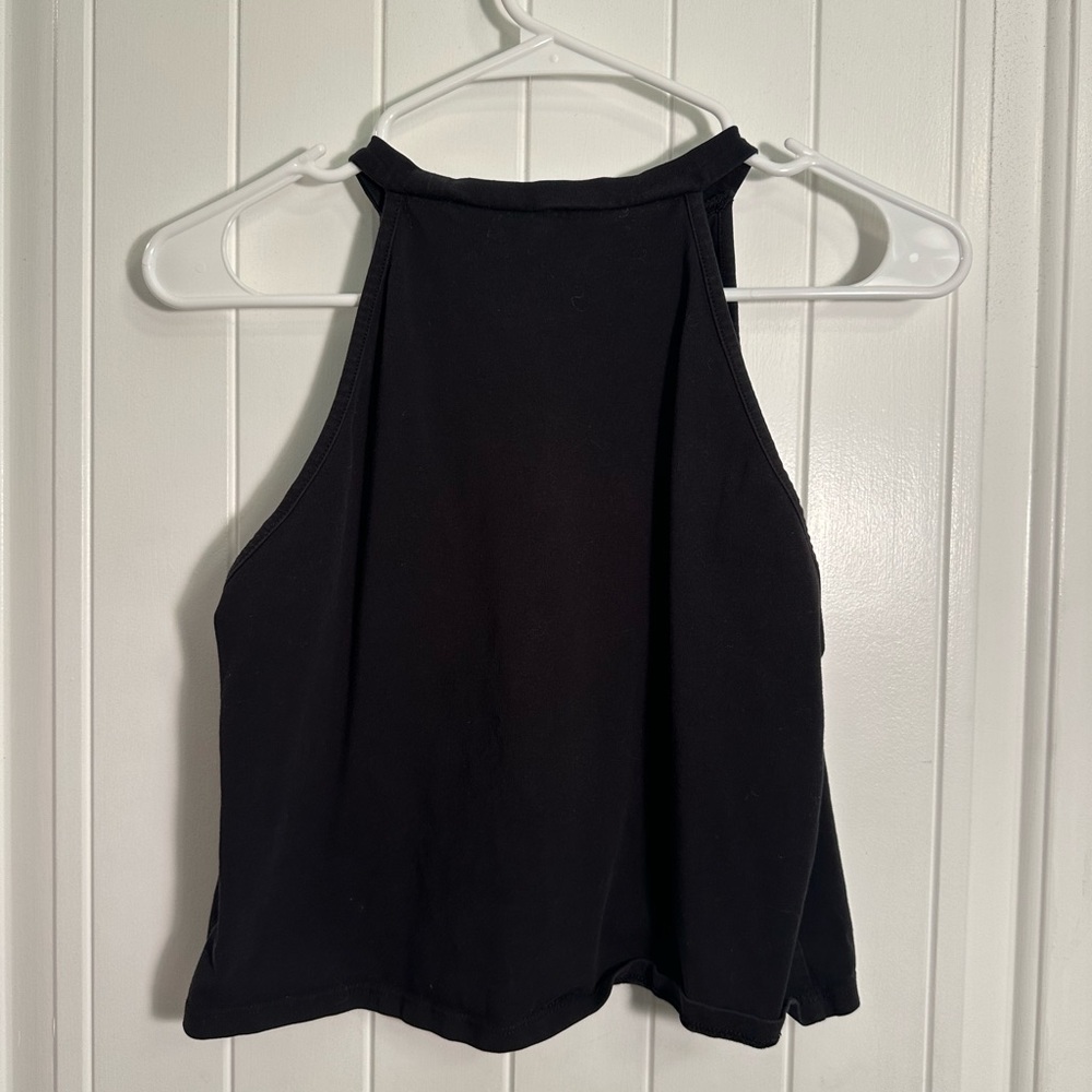 Nasty Gal Black Crop Tank Top